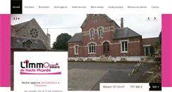 Desktop Screenshot of immobiliere-de-haute-picardie.com