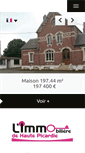 Mobile Screenshot of immobiliere-de-haute-picardie.com