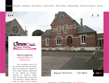 Tablet Screenshot of immobiliere-de-haute-picardie.com